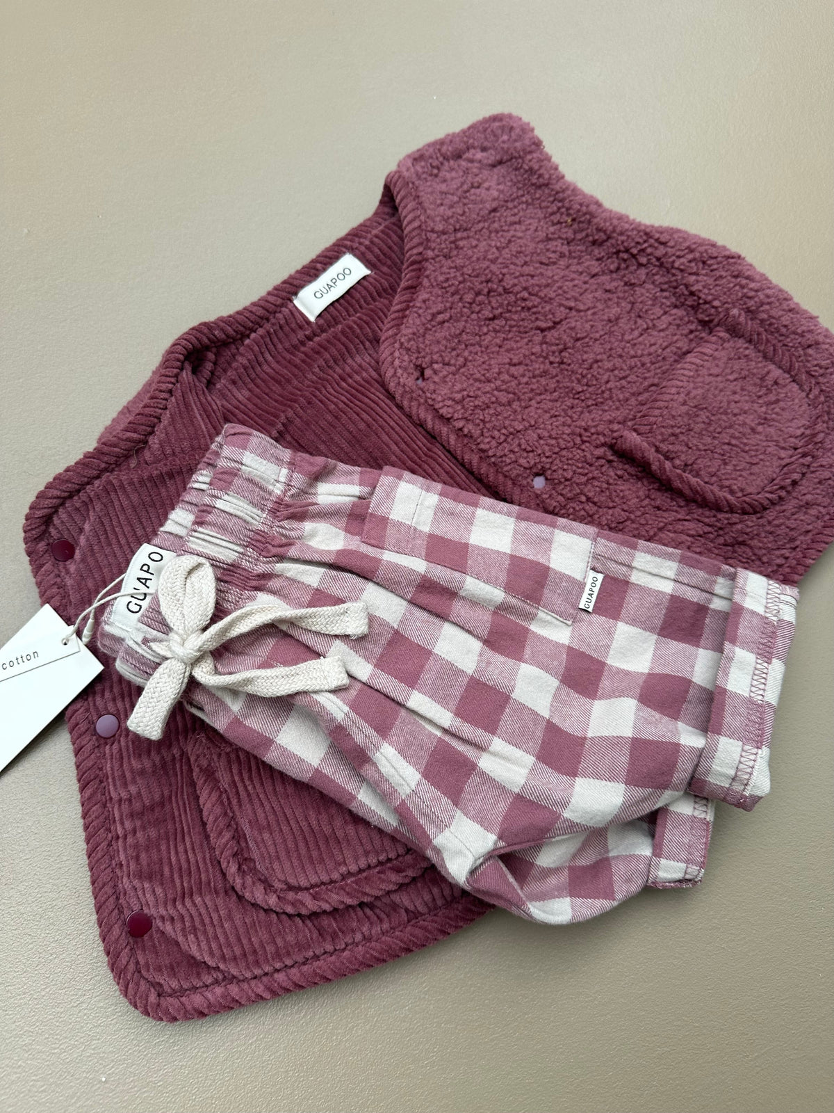 ROMEO PANTS ROSE CHECK