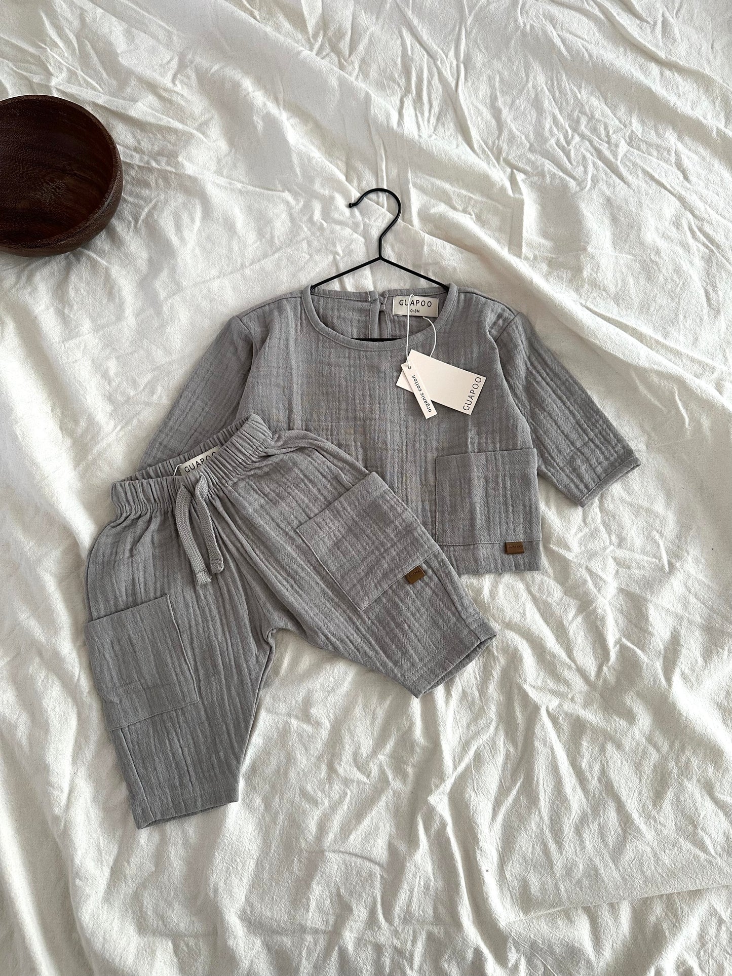 MUSLIN PANTS | GRAY