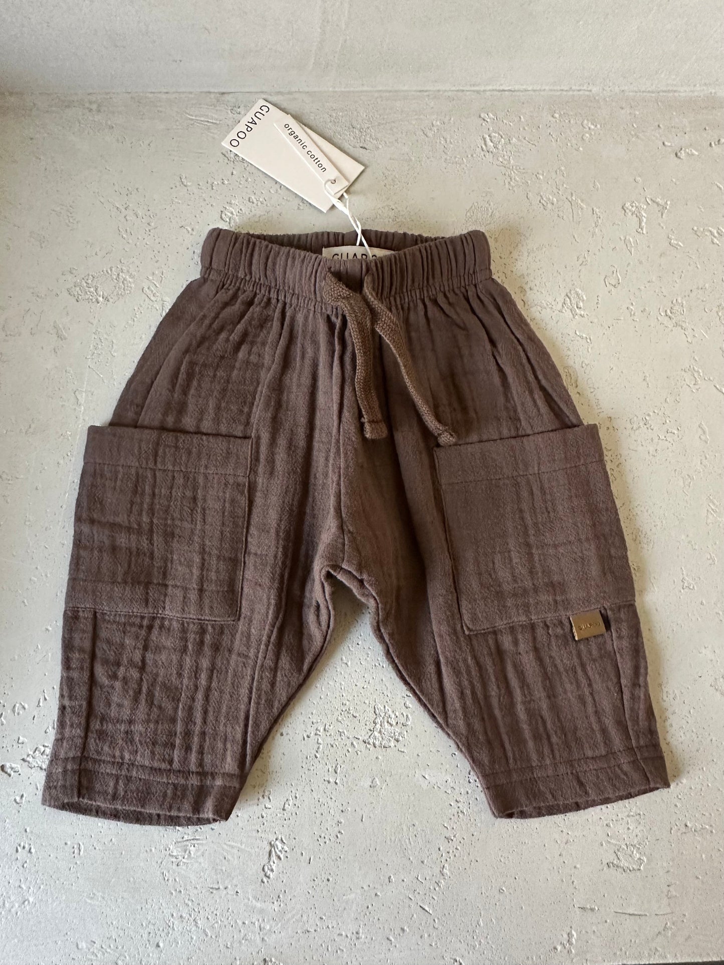 MUSLIN PANTS | CHOCOLATE
