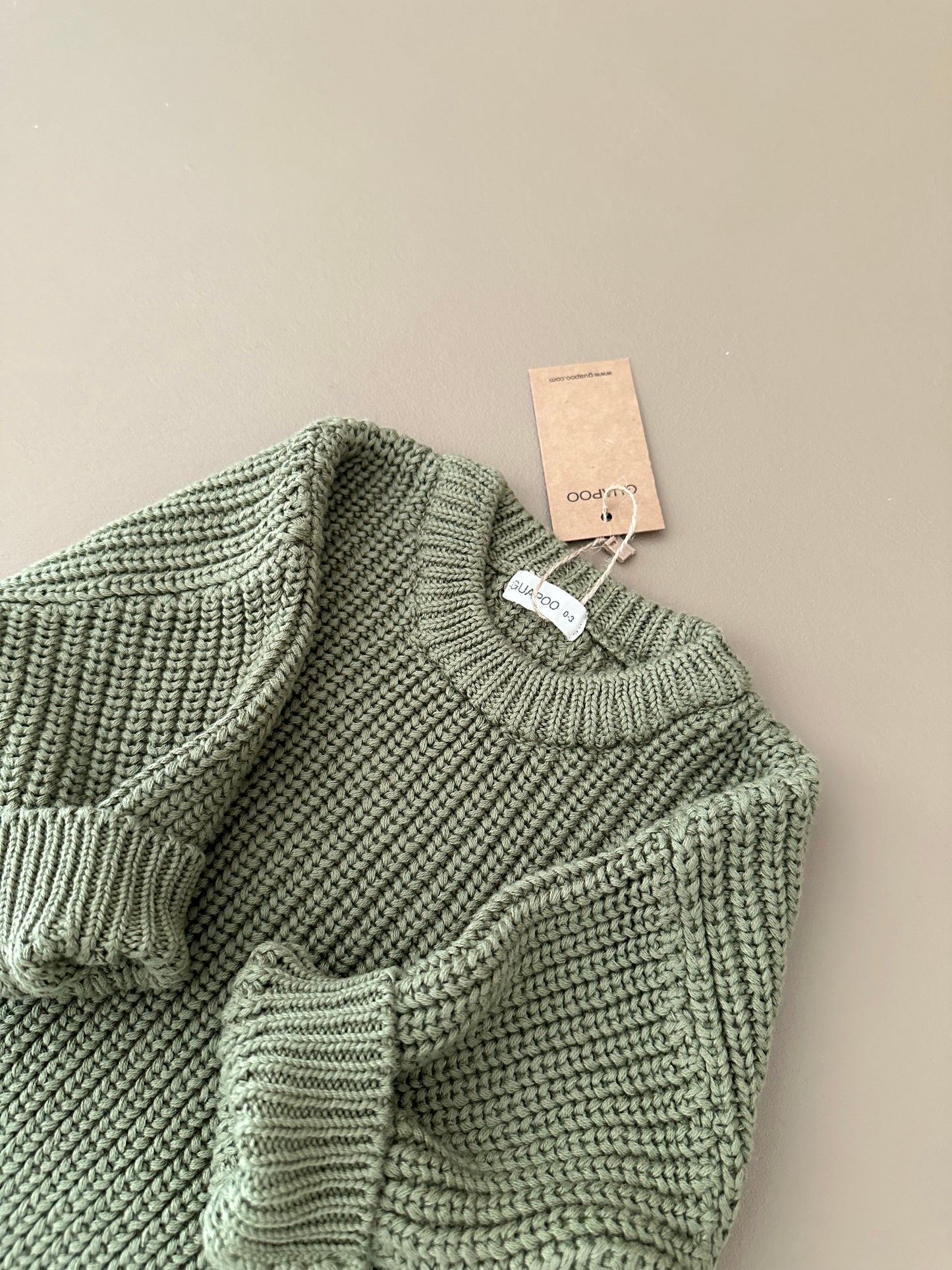 CHUNKY SWEATER | KHAKI