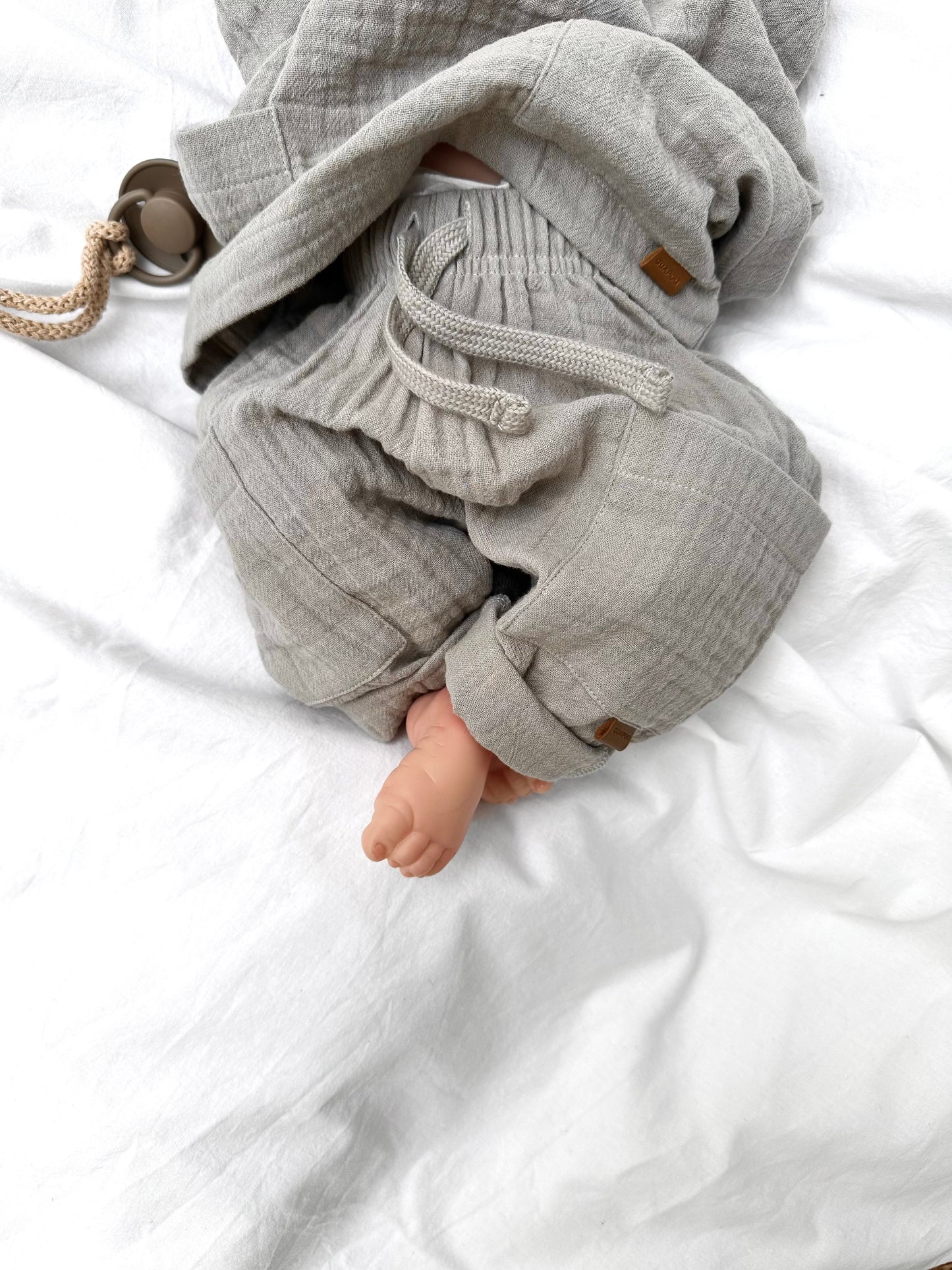 MUSLIN PANTS | GRAY