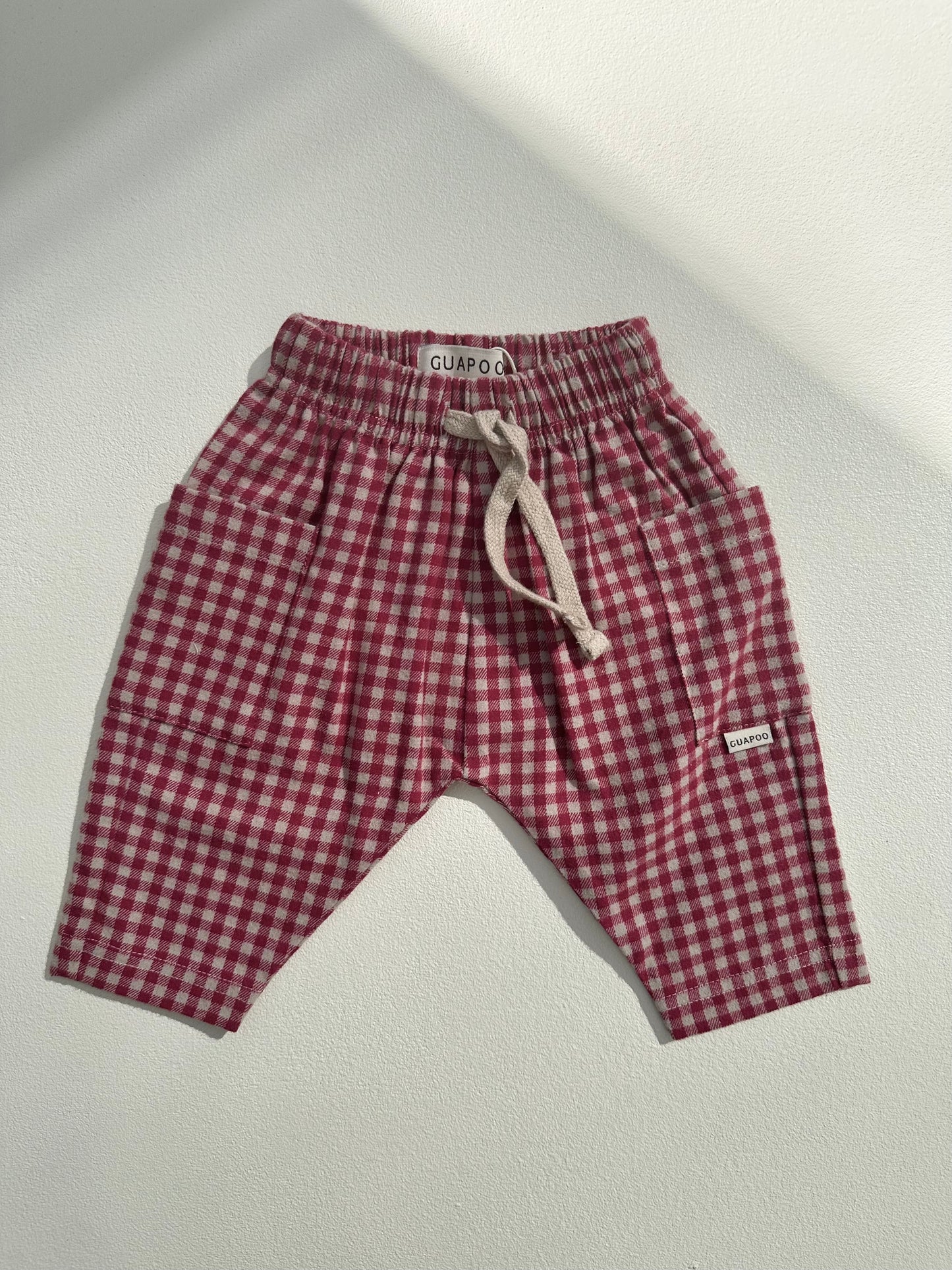 ROMEO PANTS BORDEAUX CHECK