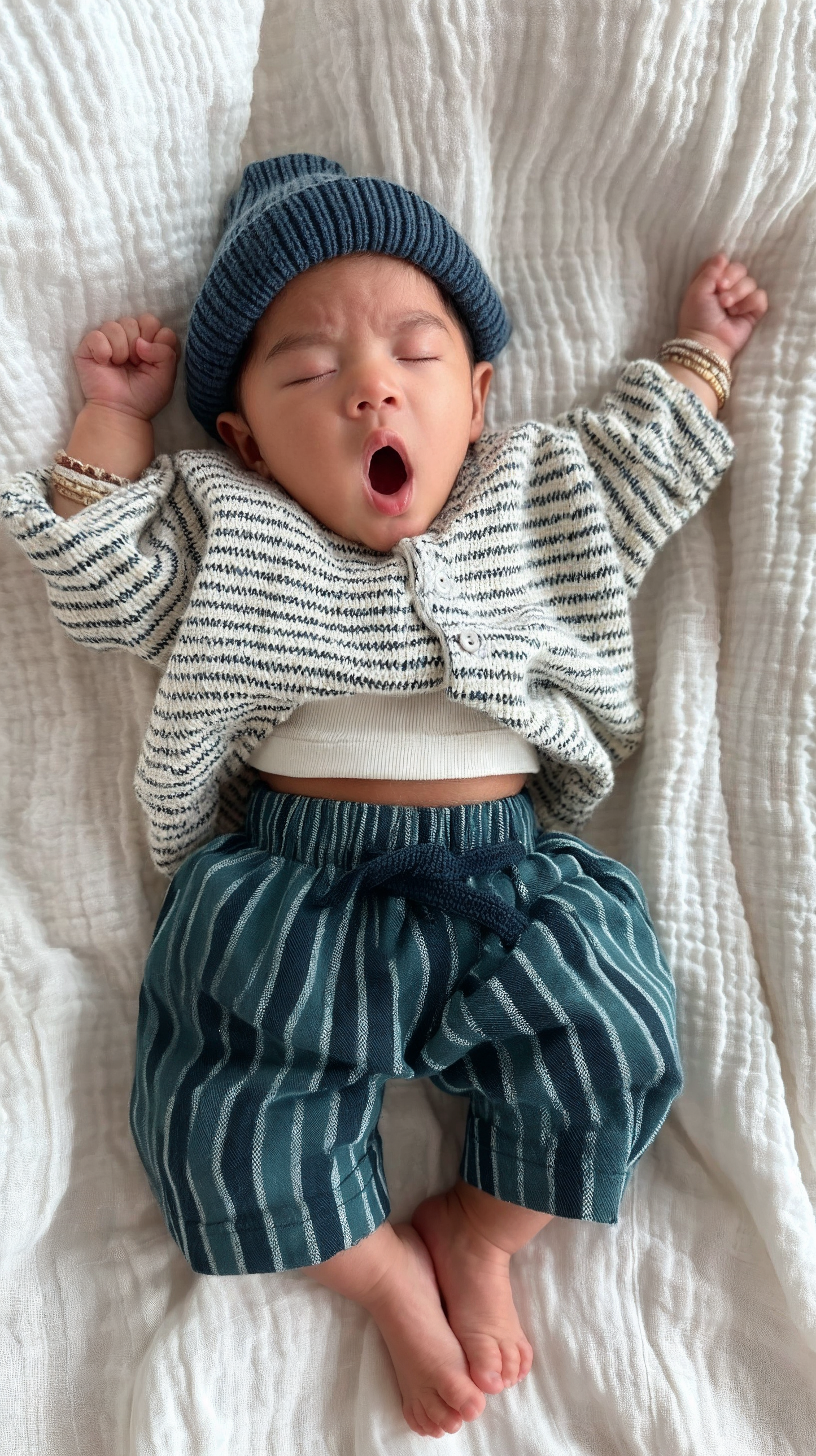 ROMEO PANTS DEEP SEA STRIPES