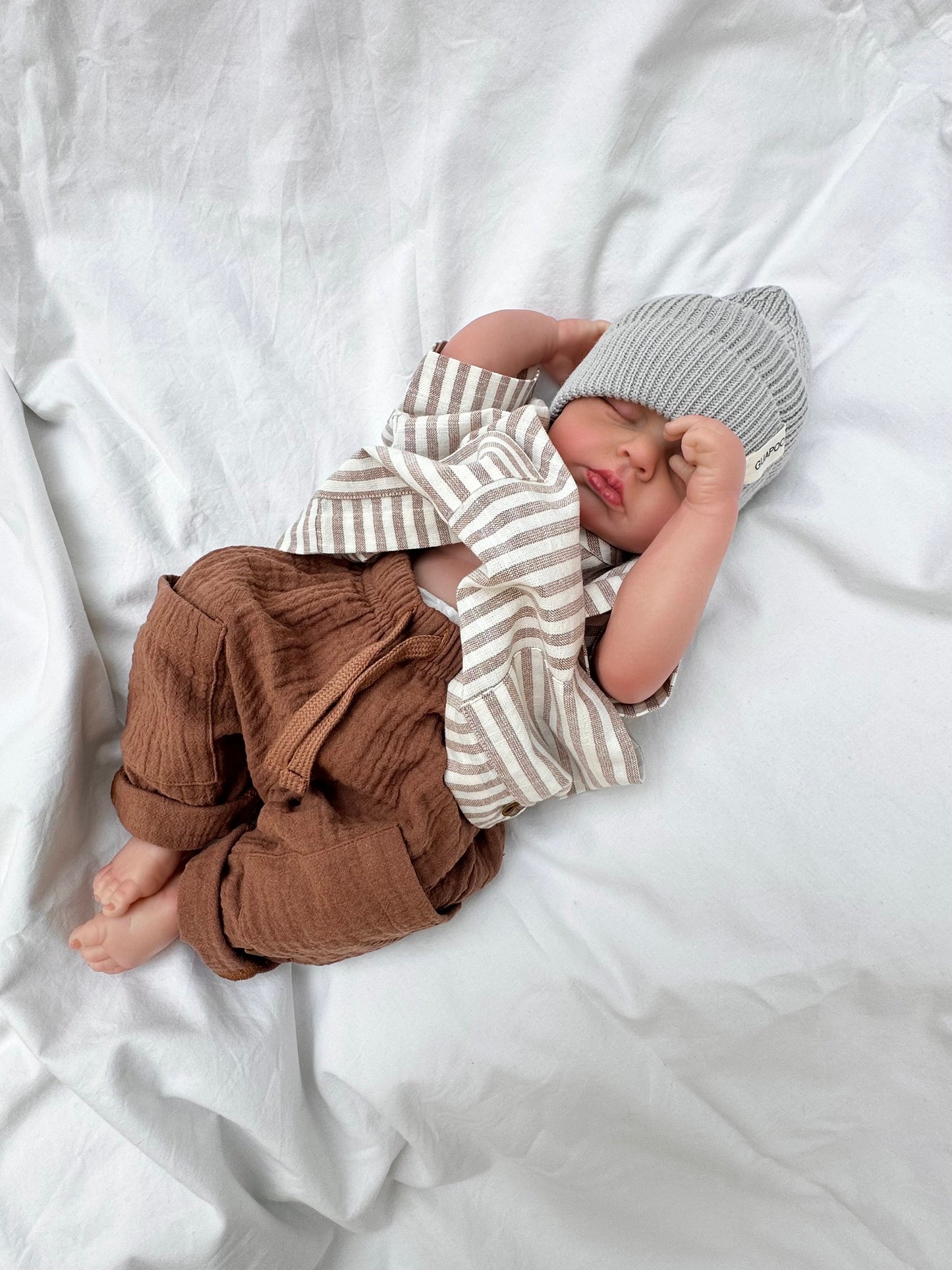 SUMMER T-SHIRT | MOCHA STRIPES