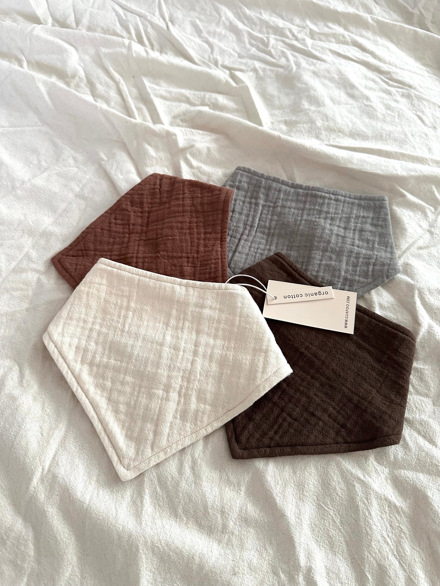 2-er PACK MUSLIN BANDANA | OAT