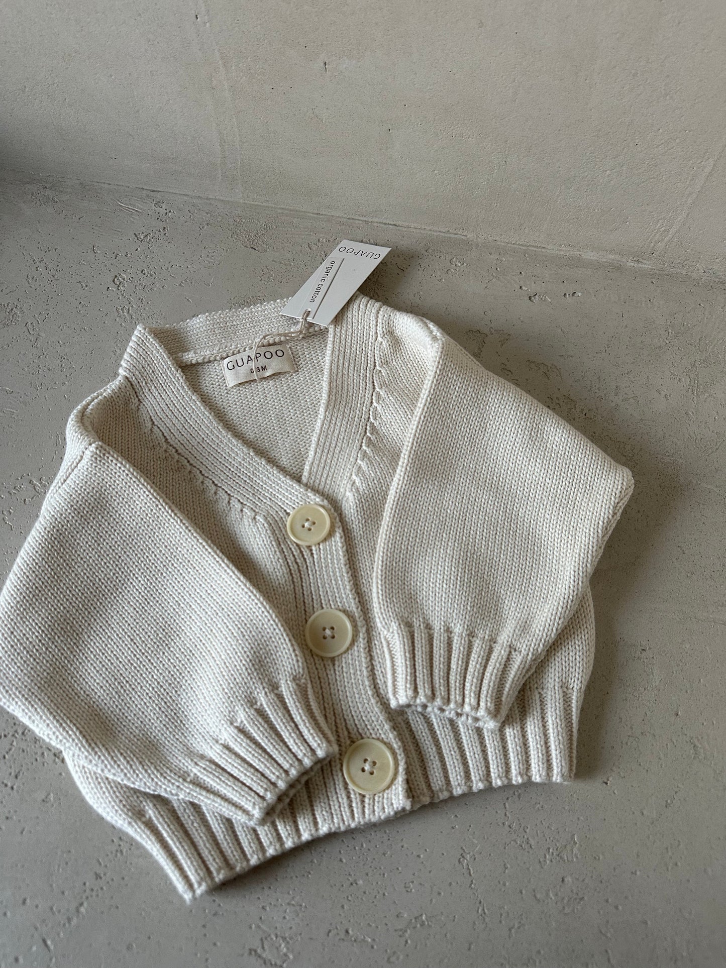 KNIT CARDIGAN OAT