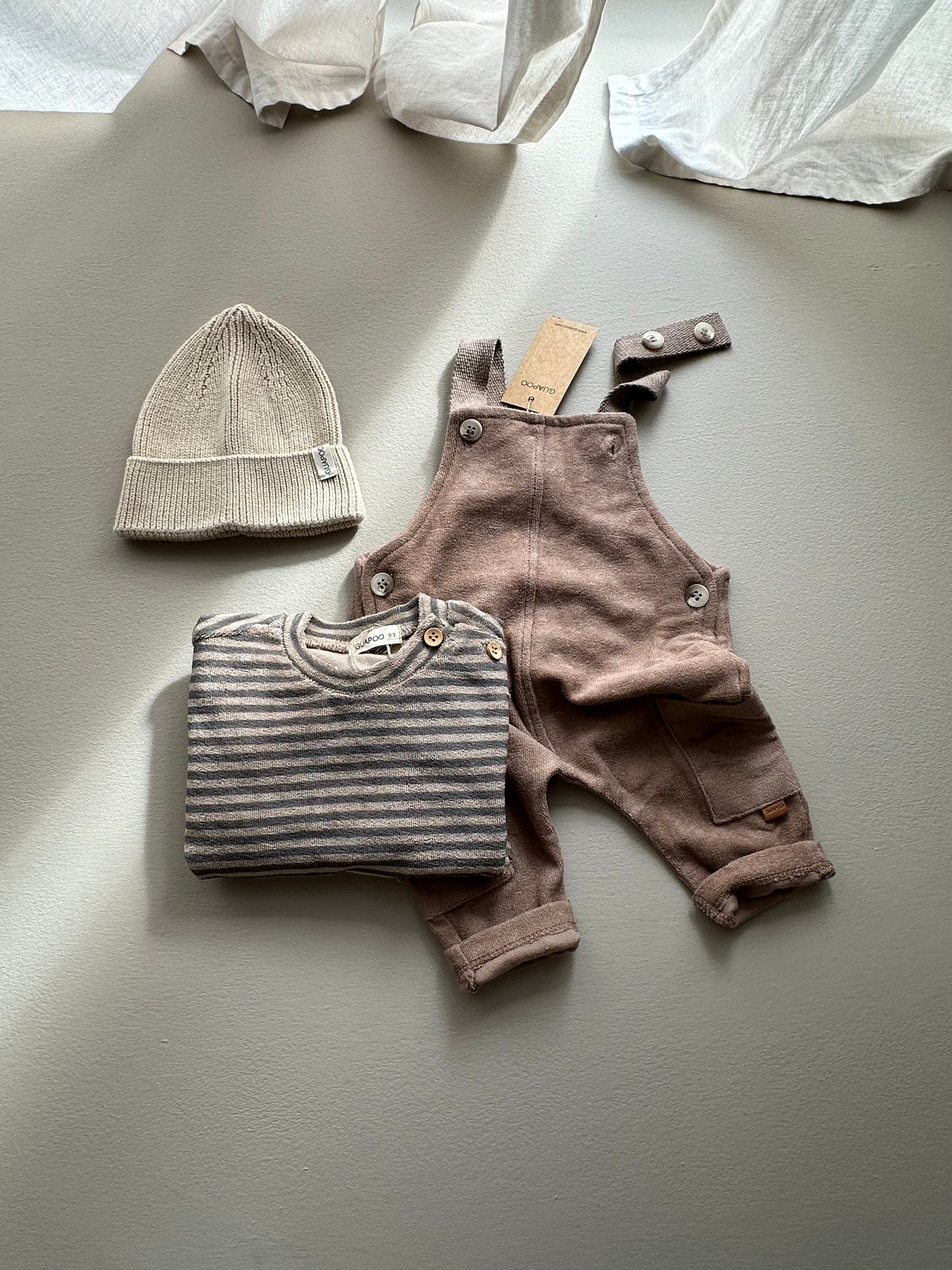 FROTTEE DUNGAREES | CACAO