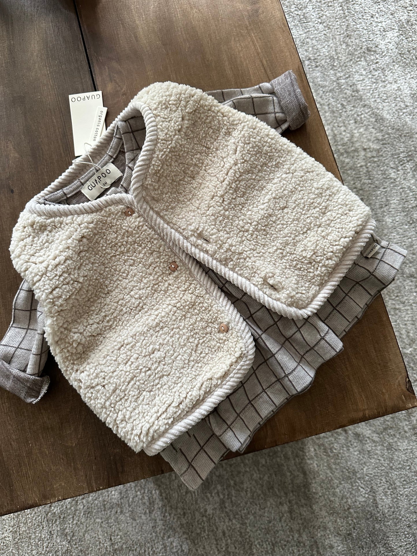 CORDUROY VEST | CREAMY SILK