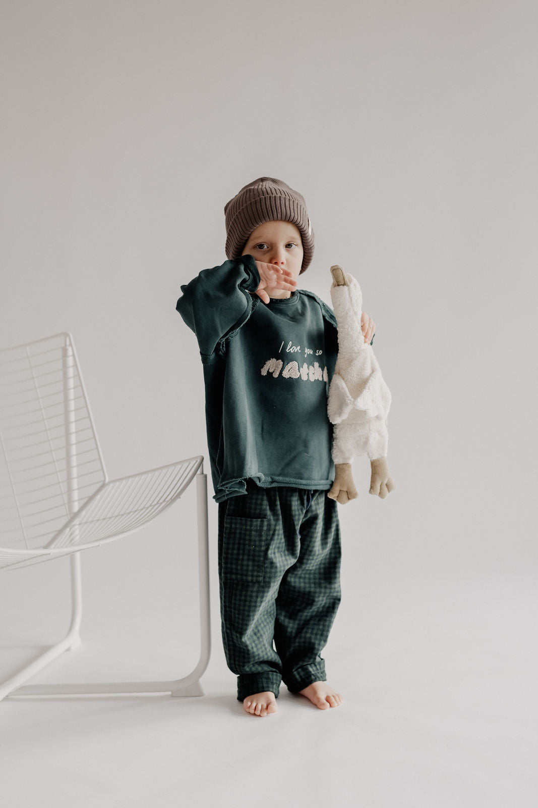 REVERSIBLE TEDDY JACKET BROWN