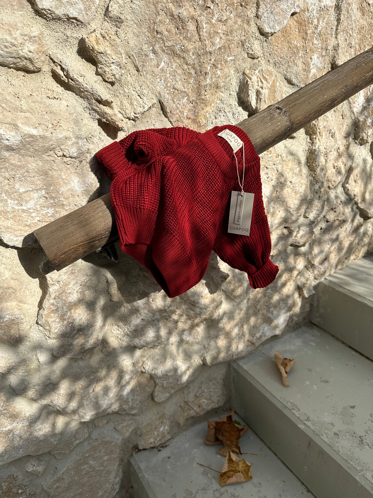 CHUNKY SWEATER CHILI RED