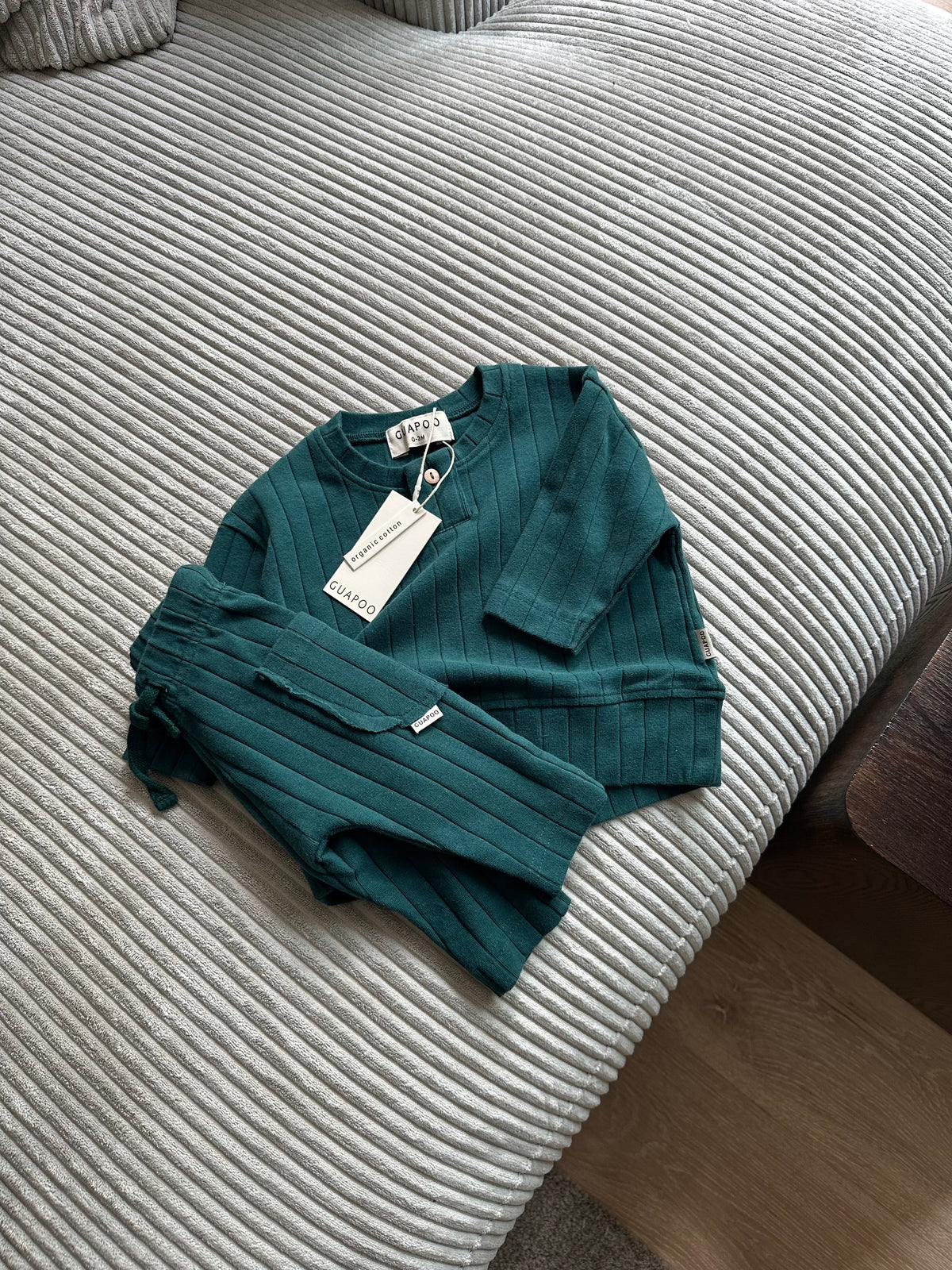 ORGANIC RIB LONGSLEEVE | PINE