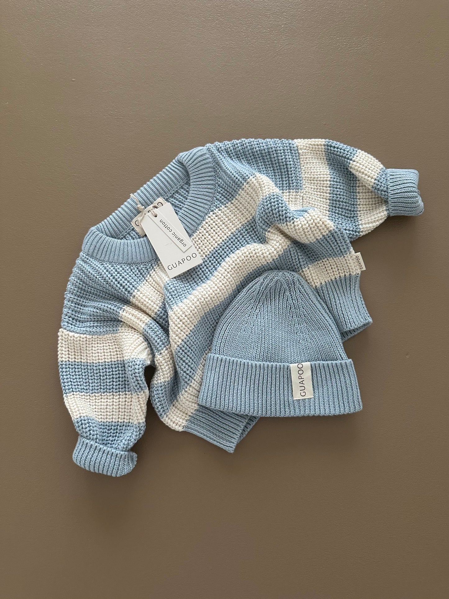 CHUNKY SWEATER CLOUDY BLUE