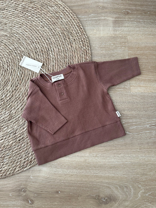 RIB LONGSLEEVE | MOCHA