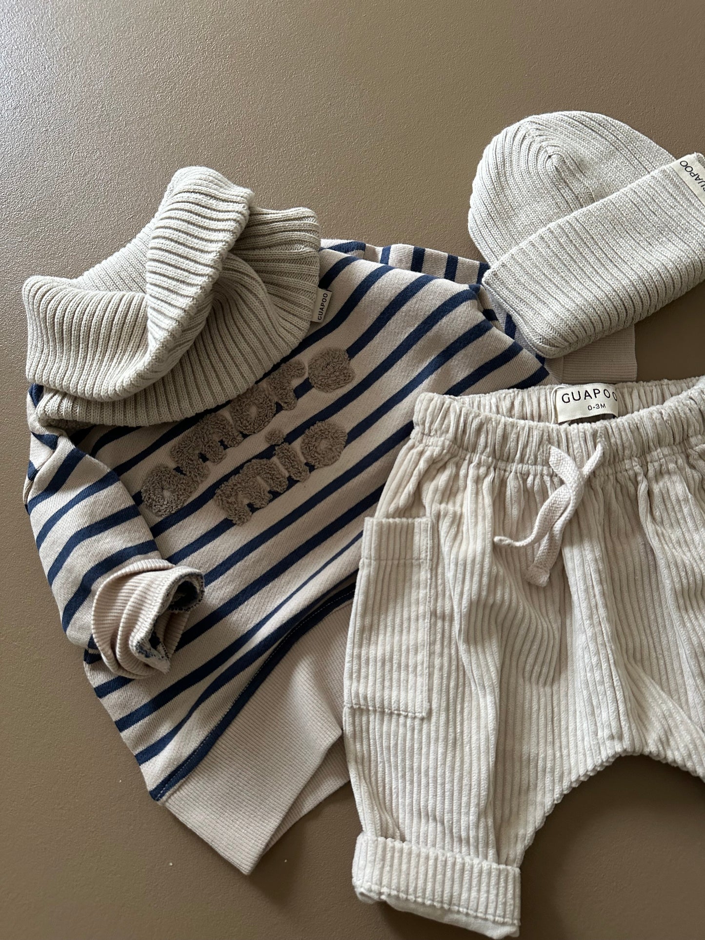 SWEATSHIRT BLUE STRIPES AMORE MIO