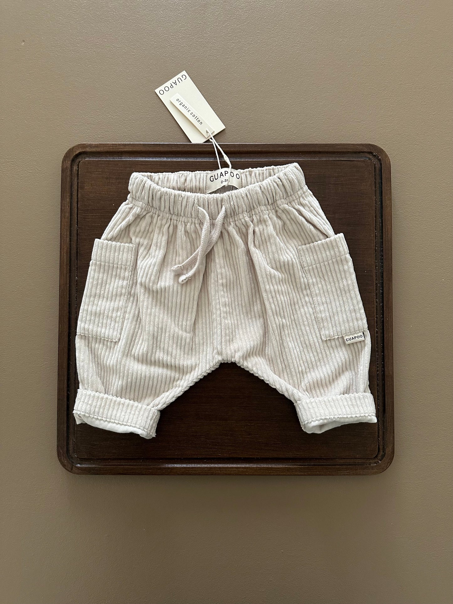 CORDUROY PANTS CREAMY SILK