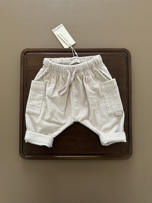 CORDUROY PANTS CREAMY SILK