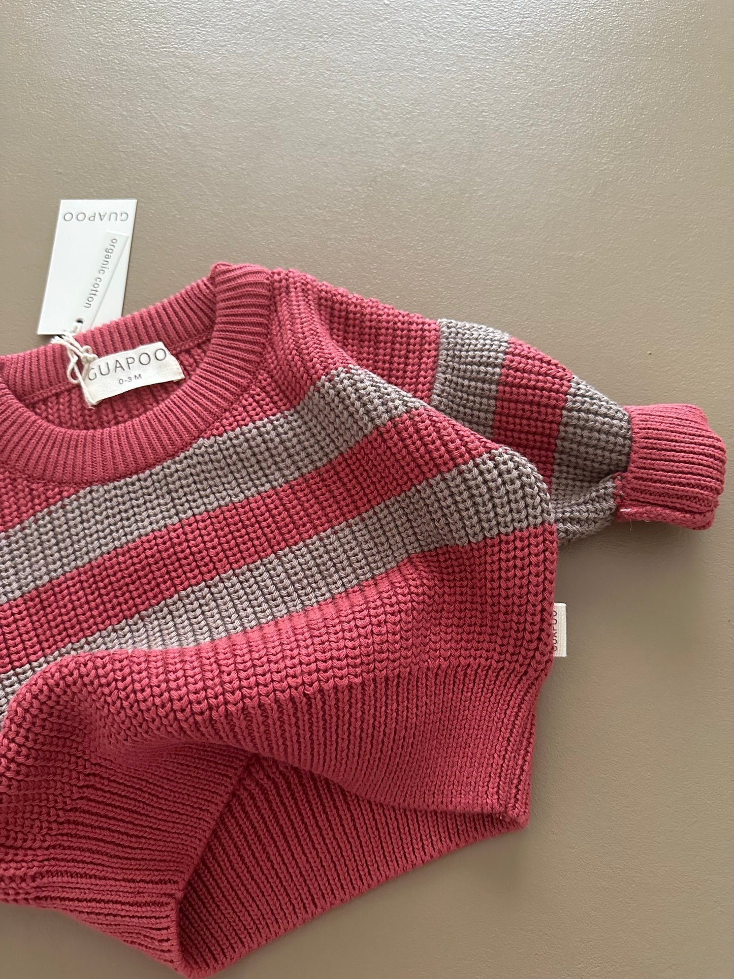 CHUNKY SWEATER BERRY EARTH