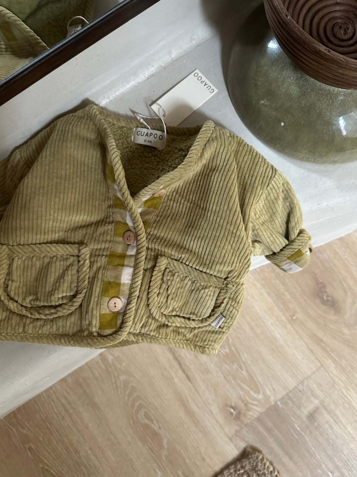 CORDUROY JACKET OLIVE