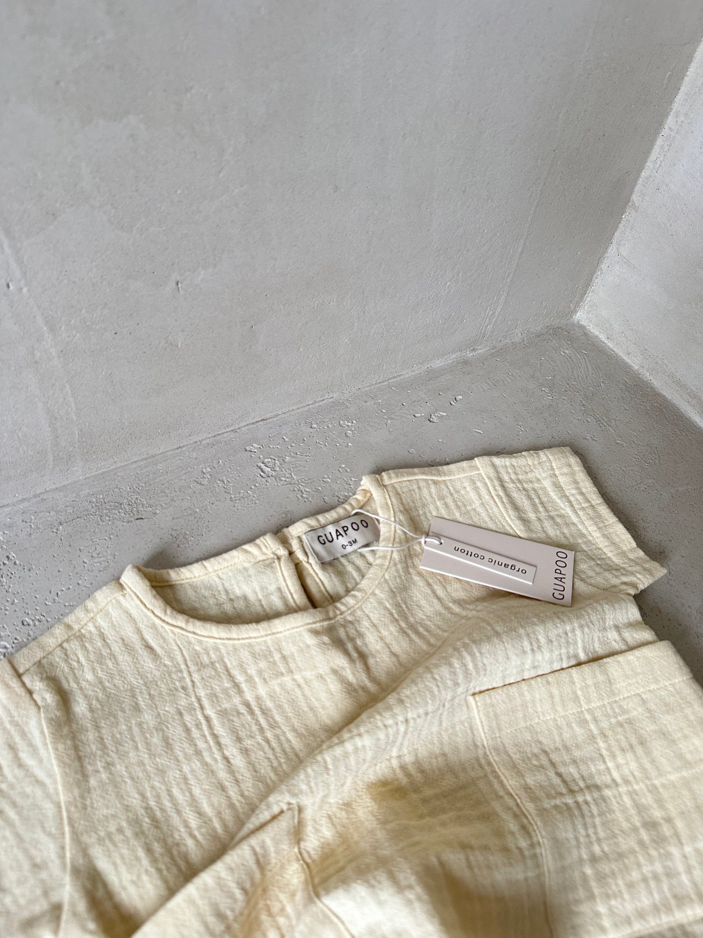 MUSLIN T-SHIRT | SOFT YELLOW