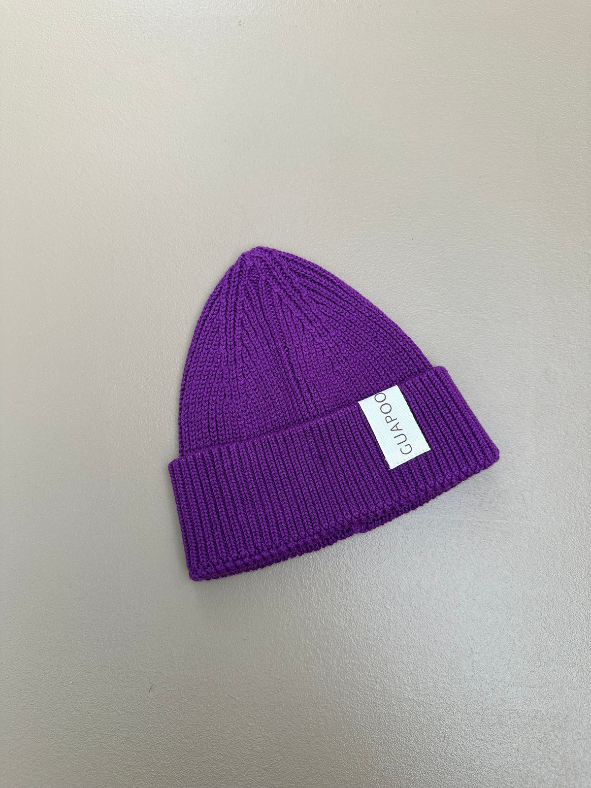 KNIT BEANIE COOL GRAPE
