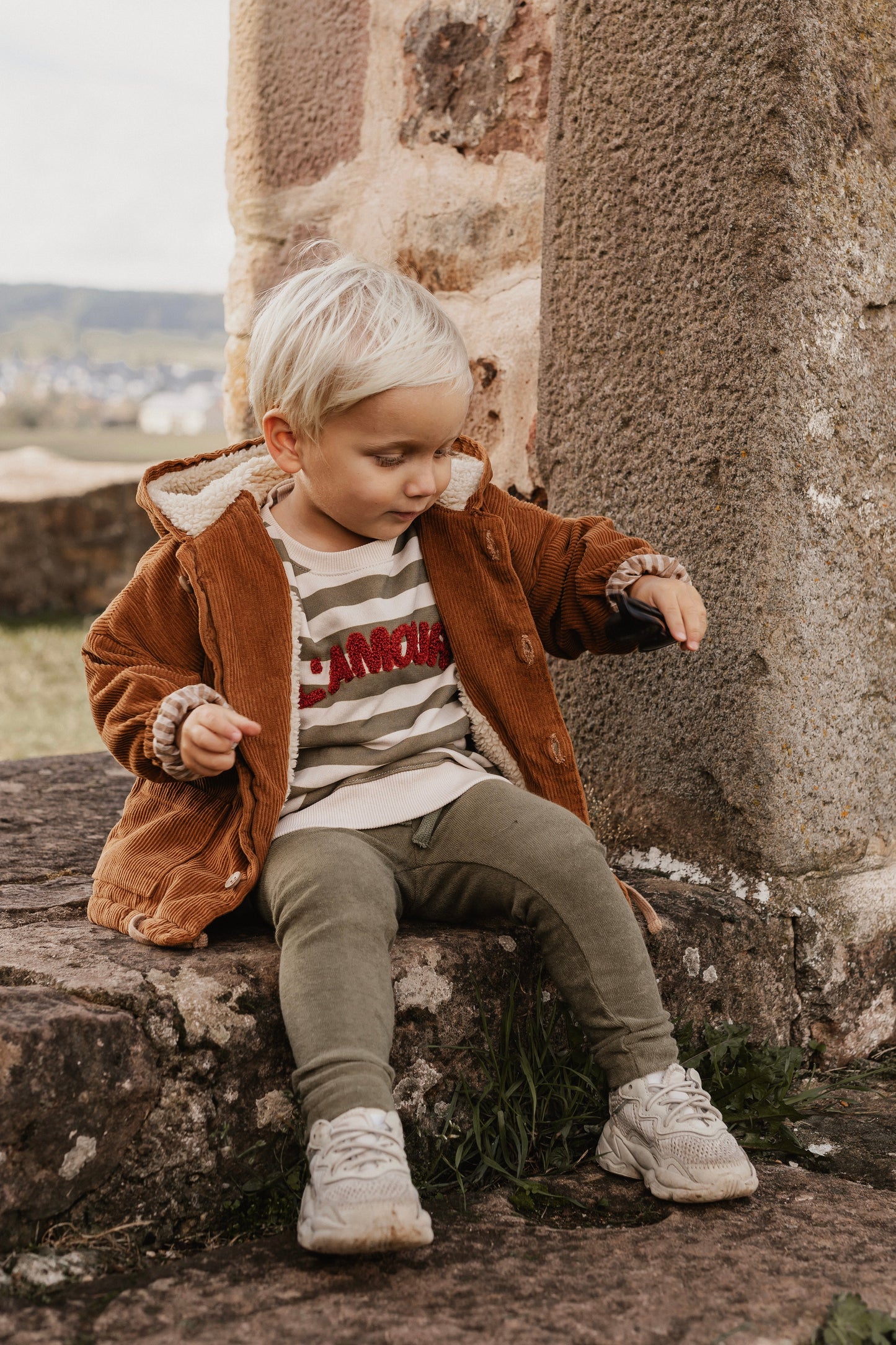 CORDUROY WINTER JACKET | CARAMEL