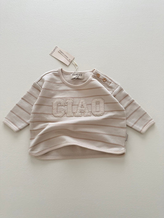 CIAO SWEATER | MOCHA STRIPES
