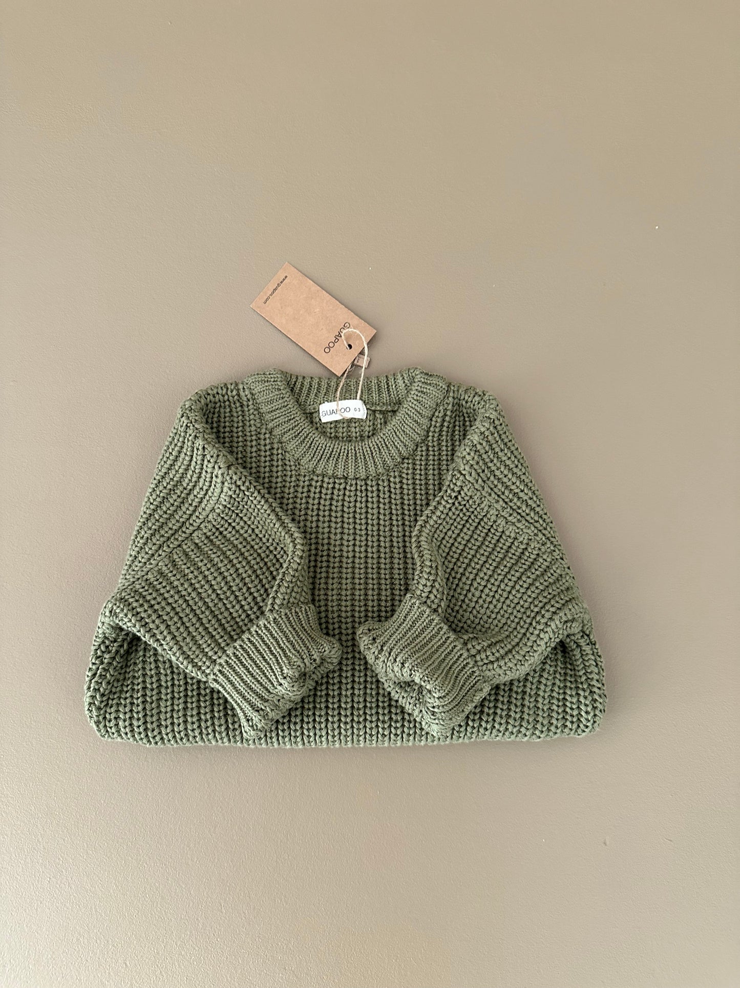 CHUNKY SWEATER | KHAKI