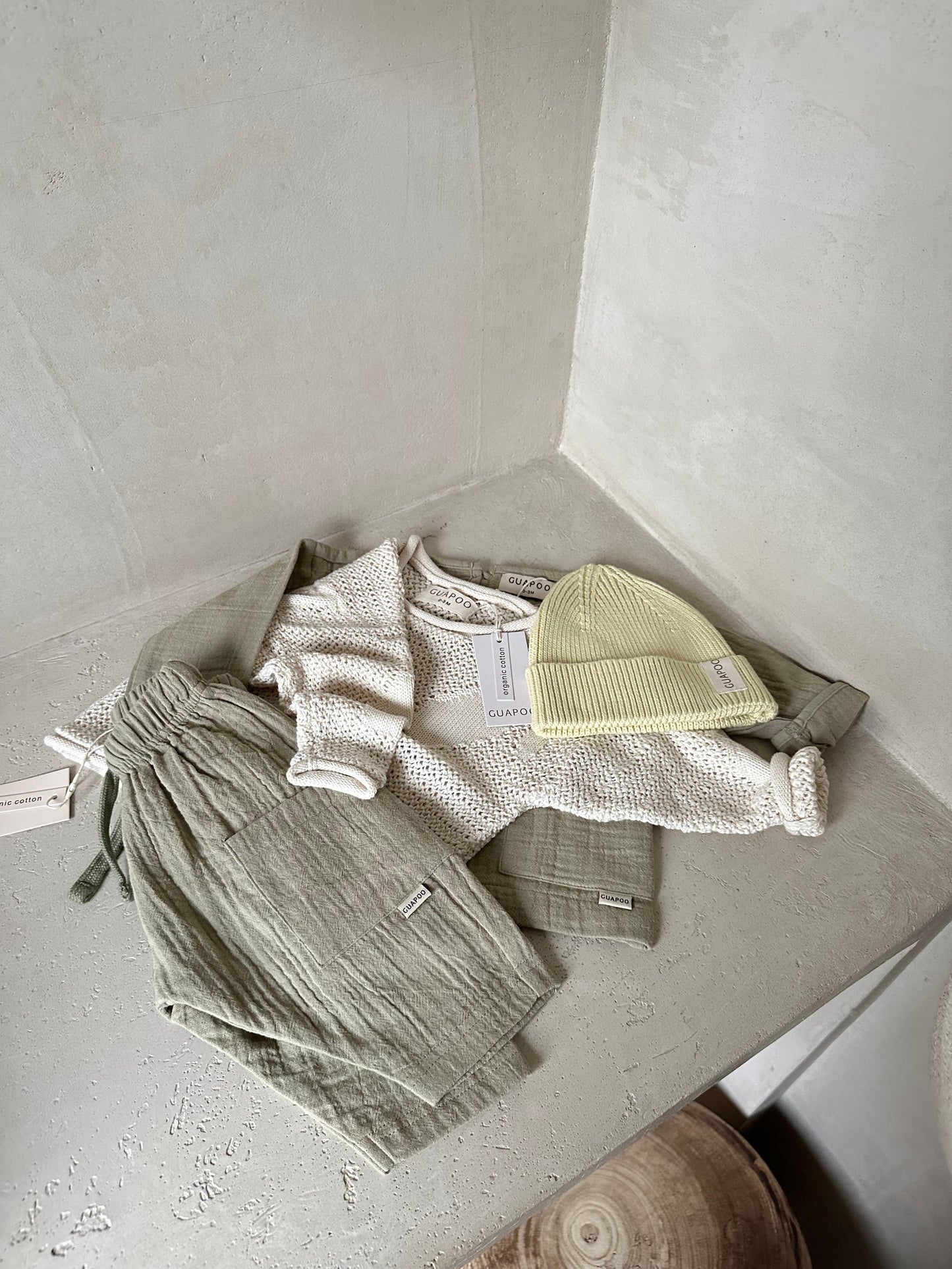 MUSLIN PANTS SAGE