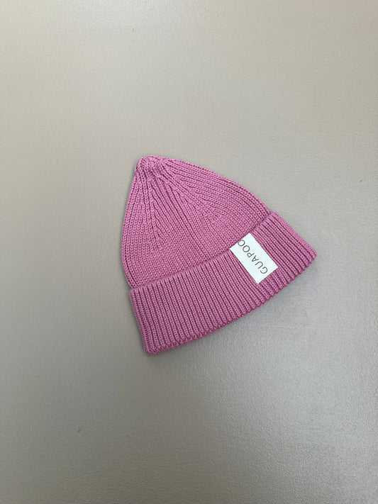 KNIT BEANIE WINTER ROSE