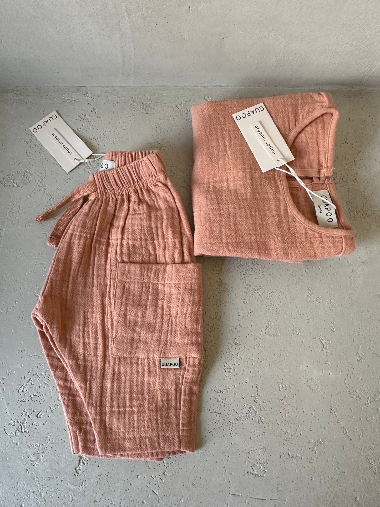 MUSLIN LONGSLEEVE DUSTY CORAL