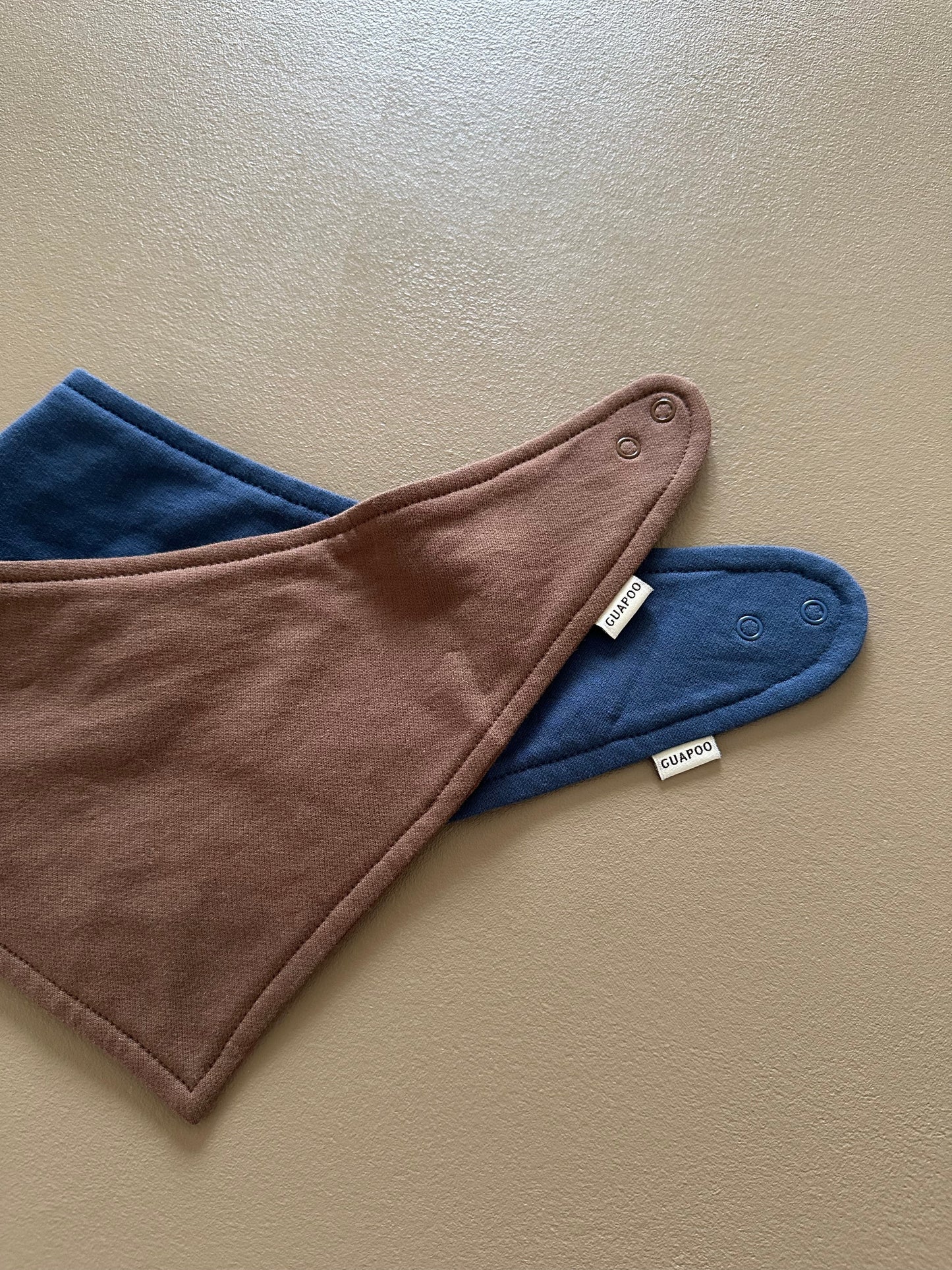 2-er Pack FLEECE BIB BANDANA BROWN