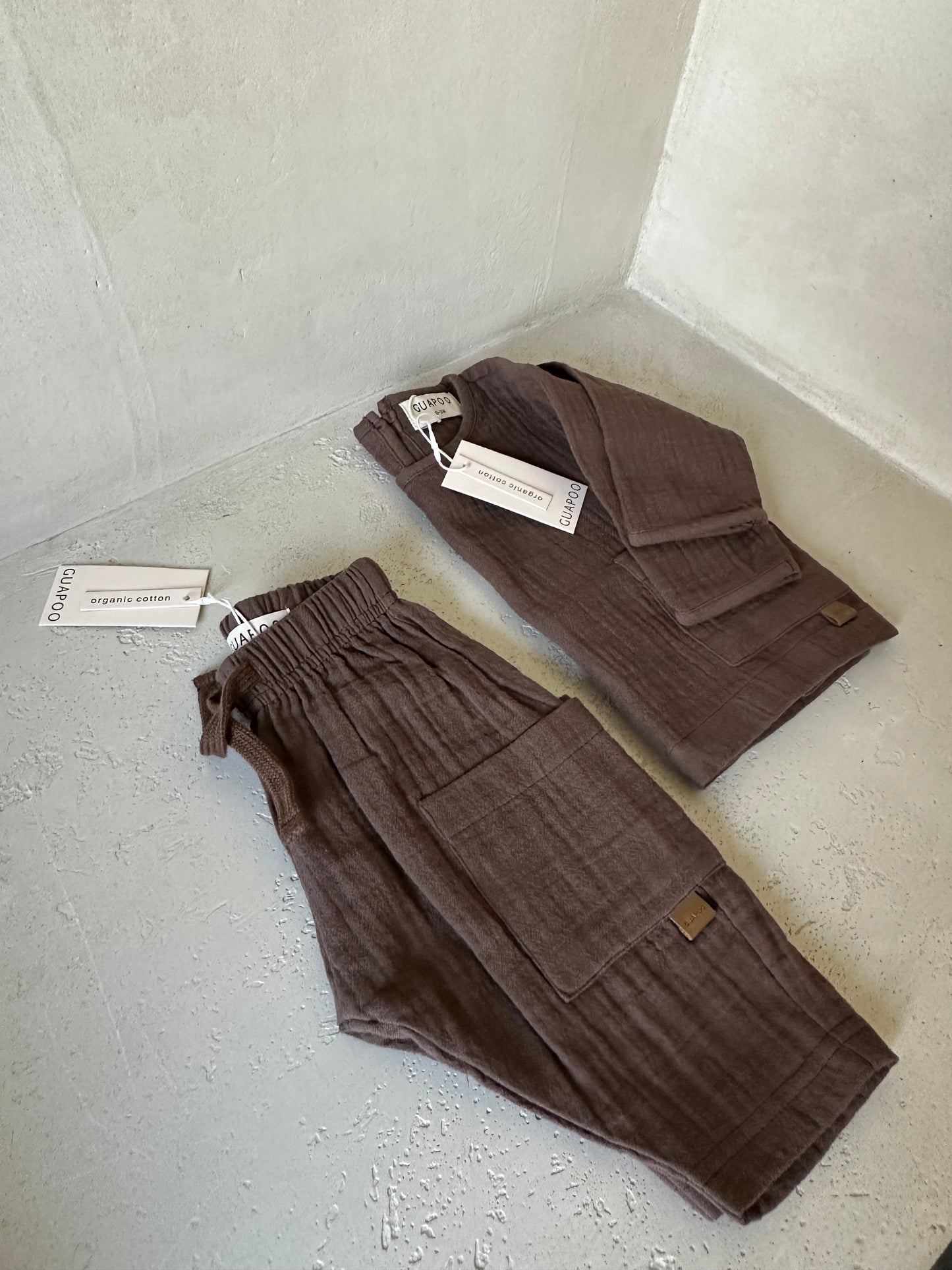 MUSLIN PANTS | CHOCOLATE