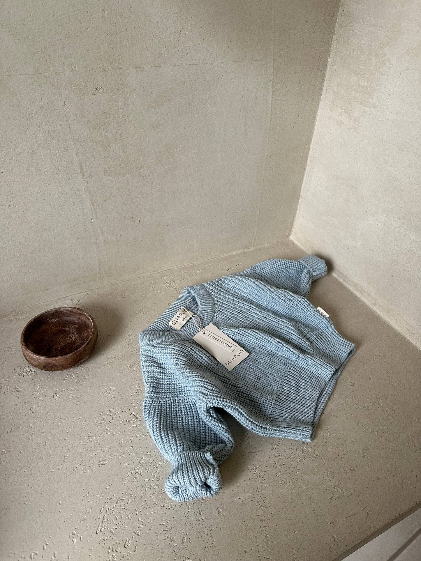 CHUNKY SWEATER BLUE HEAVEN