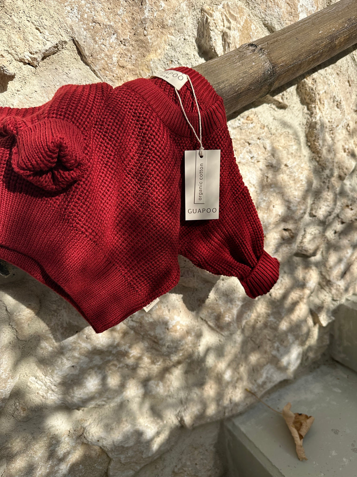 CHUNKY SWEATER CHILI RED