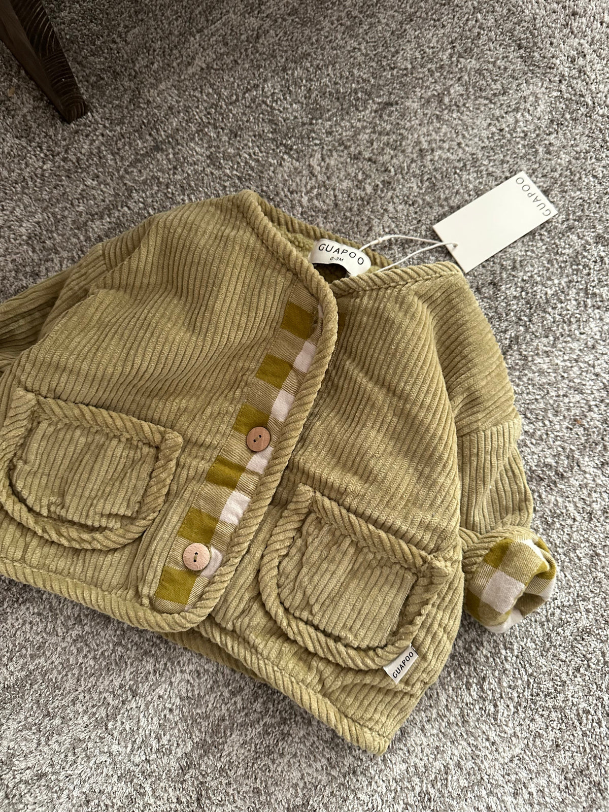CORDUROY JACKET OLIVE