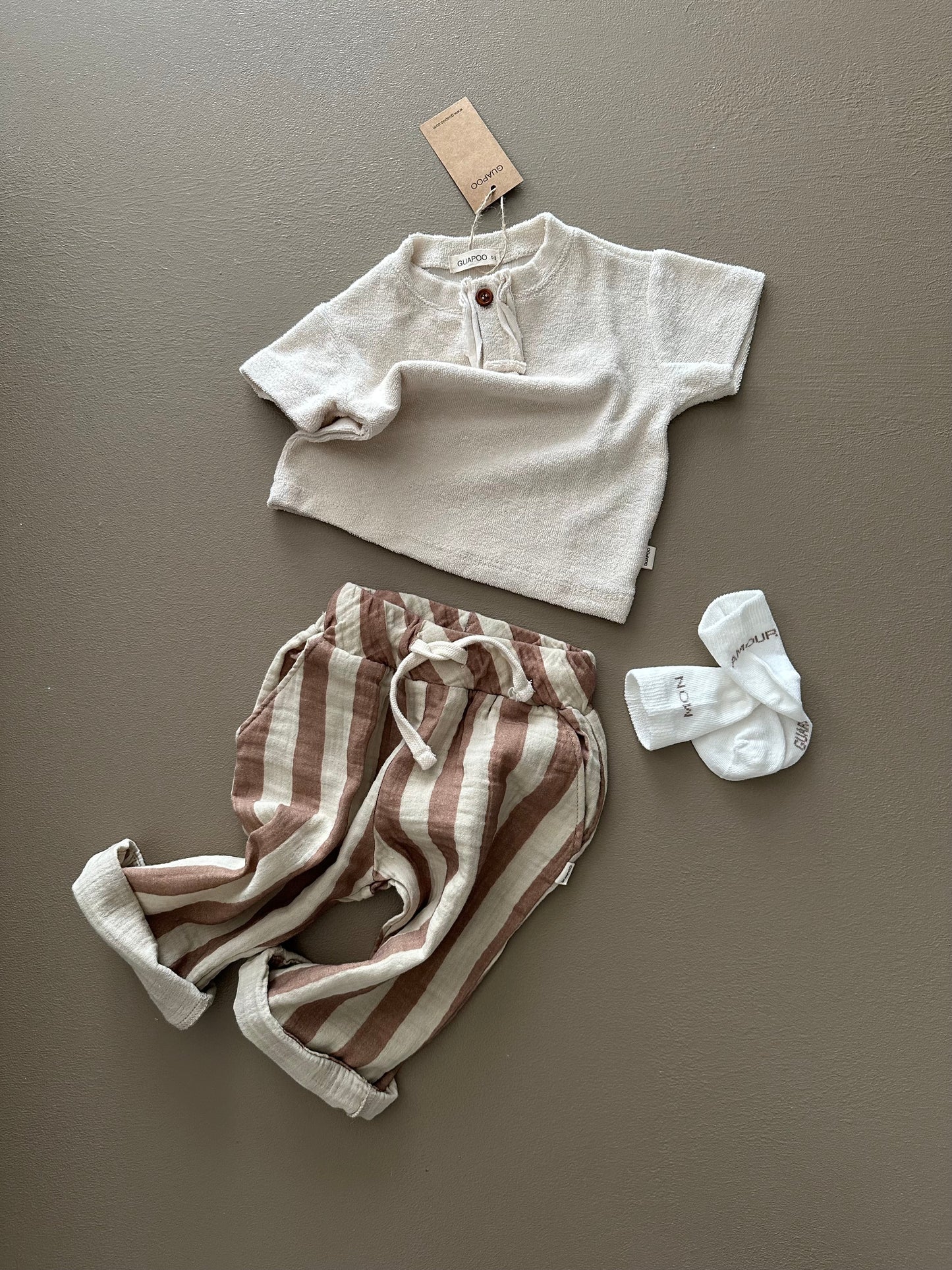 MUSLIN PANTS | FRAPPÉ STRIPS