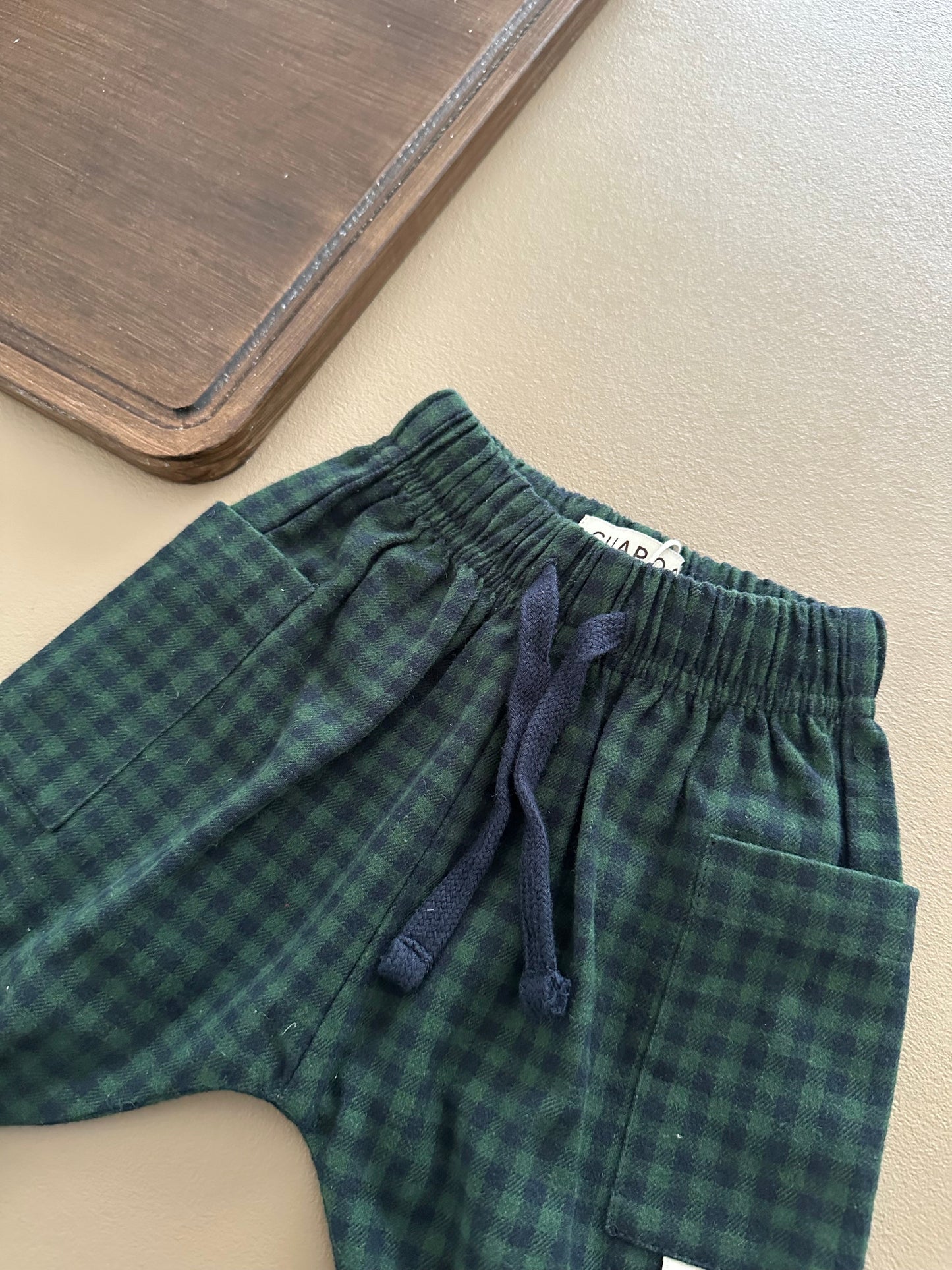 ROMEO PANTS GREEN CHECK