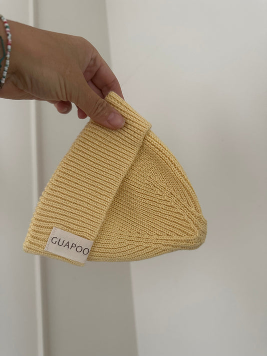 KNIT BEANIE BUTTERCREAM