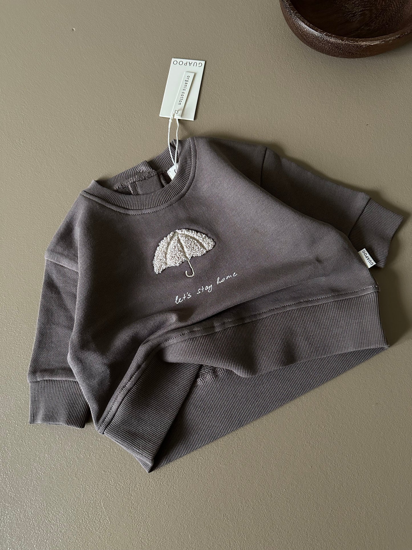 SWEATSHIRT LETS STAY HOME