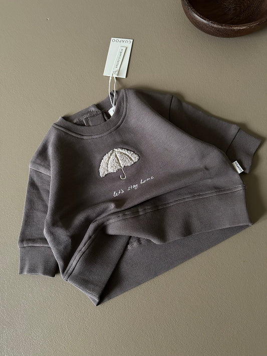 SWEATSHIRT LETS STAY HOME