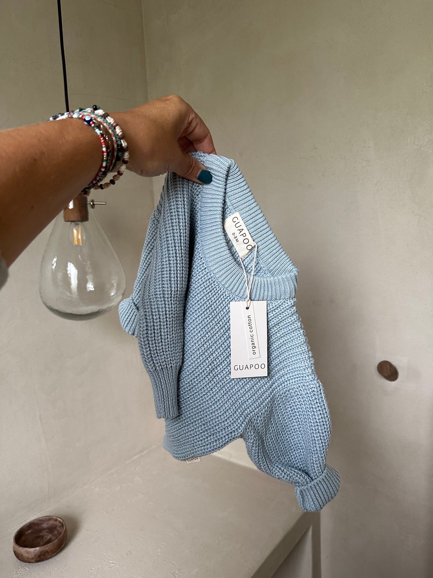 CHUNKY SWEATER BLUE HEAVEN