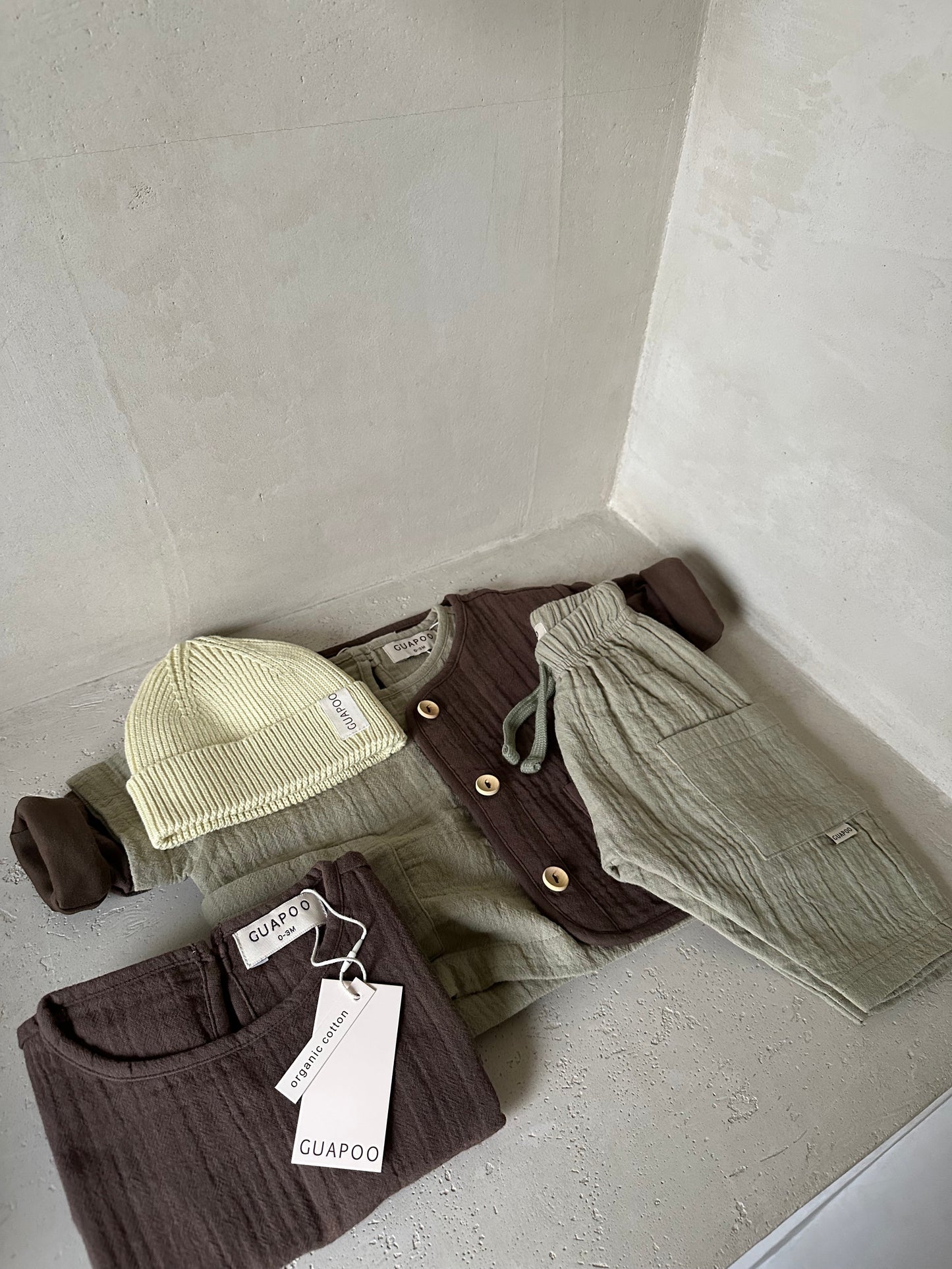 MUSLIN LONGSLEEVE SAGE