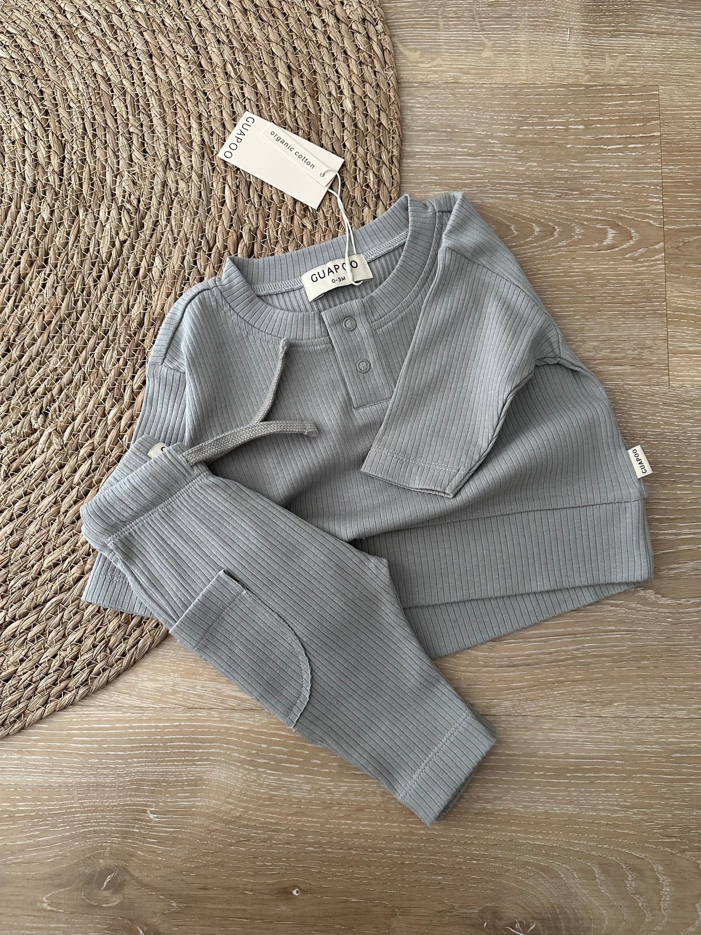 RIB LONGSLEEVE | GRAY