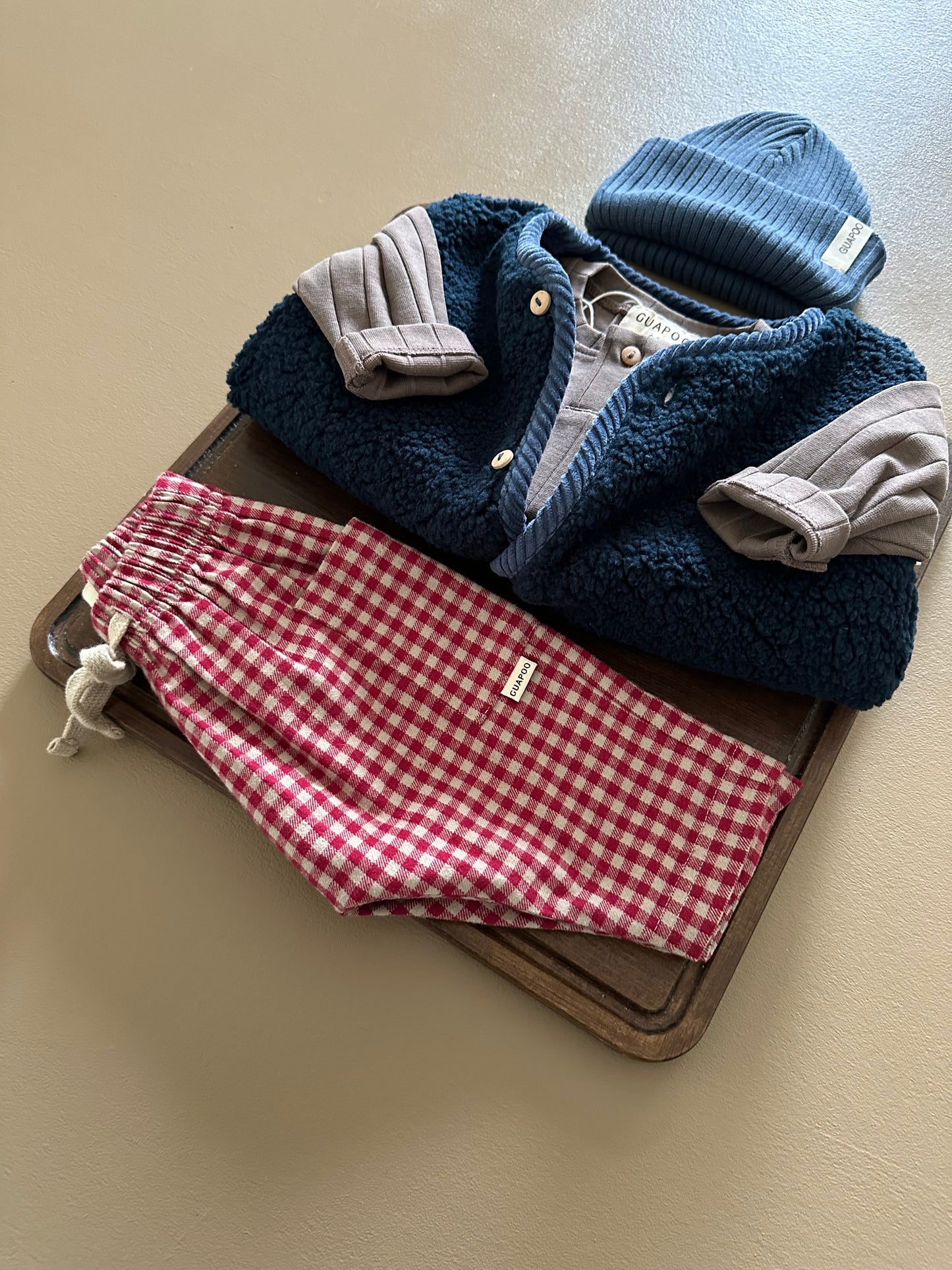 CORDUROY VEST DEEP BLUE