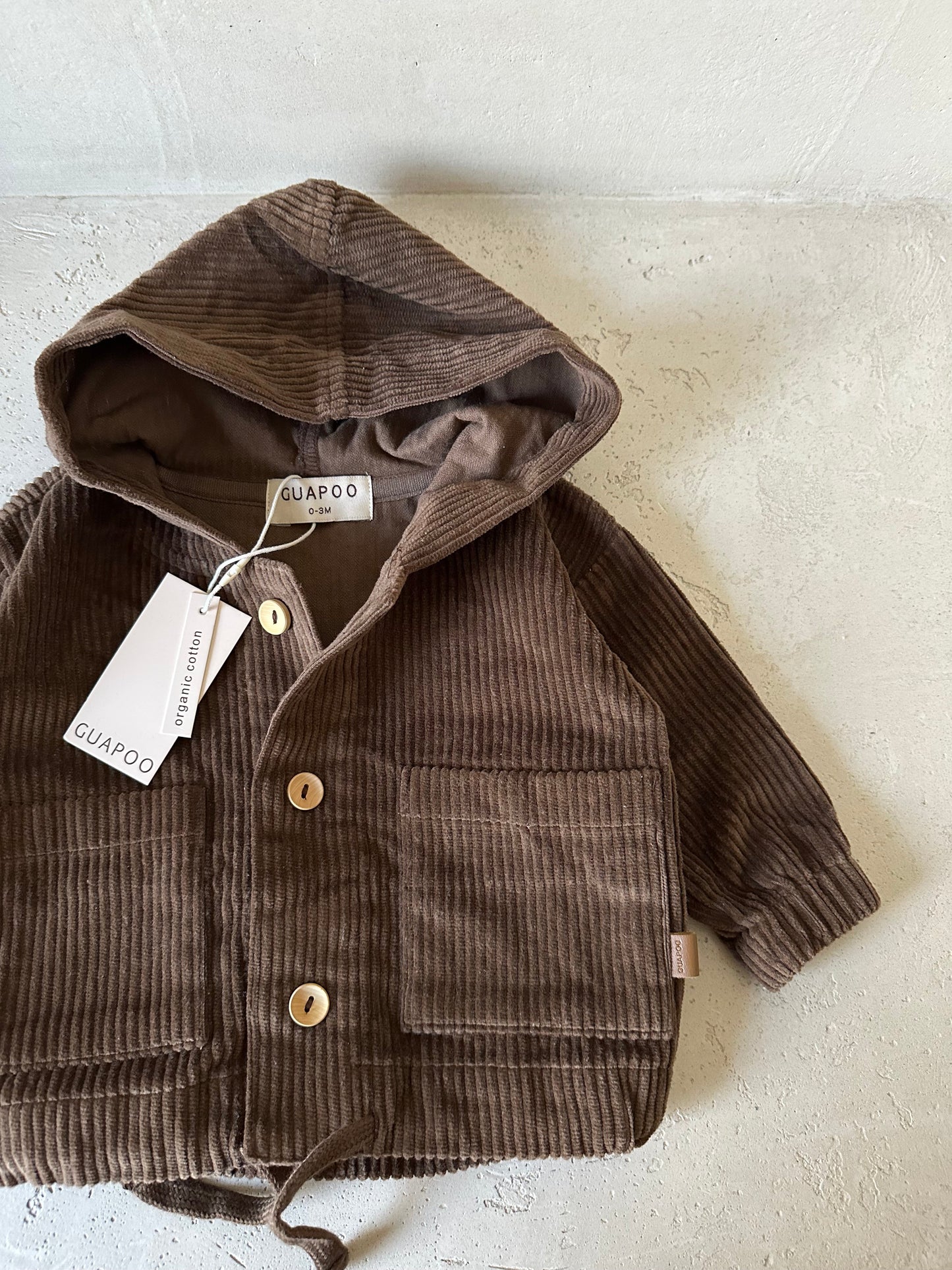 CORDUROY JACKET | CHOCOLATE