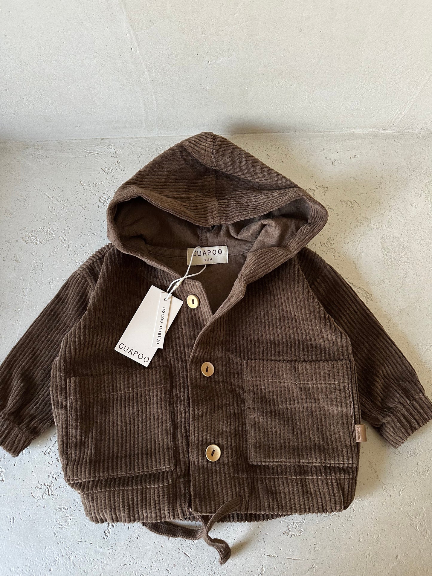 CORDUROY JACKET | CHOCOLATE