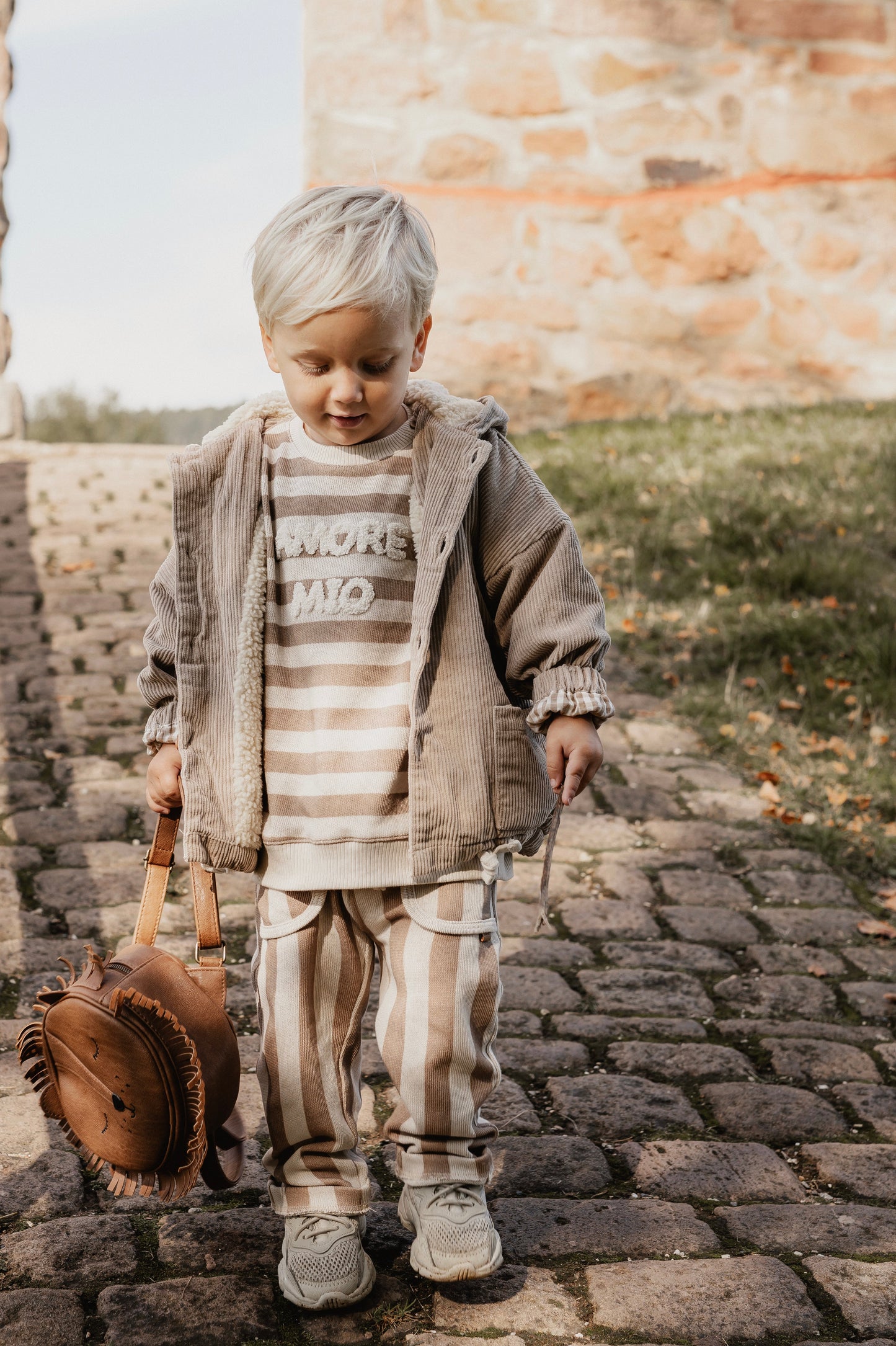 CORDUROY WINTER JACKET | LIGHT TAUPE