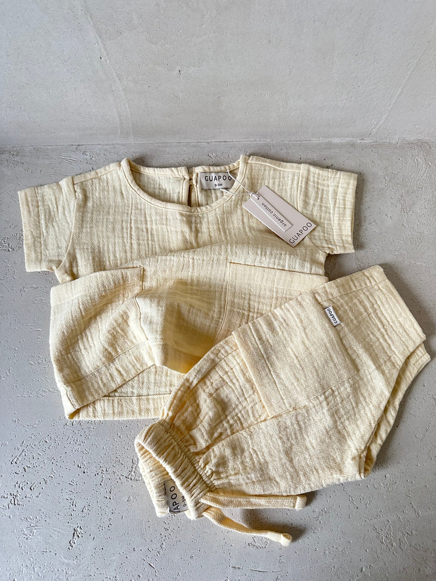 MUSLIN T-SHIRT | SOFT YELLOW