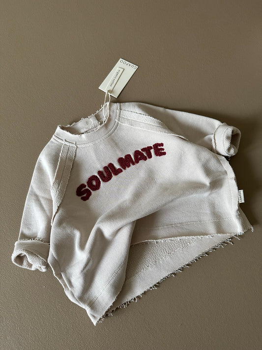 RAGLAN SWEATSHIRT SOULMATE CREAMY SILK