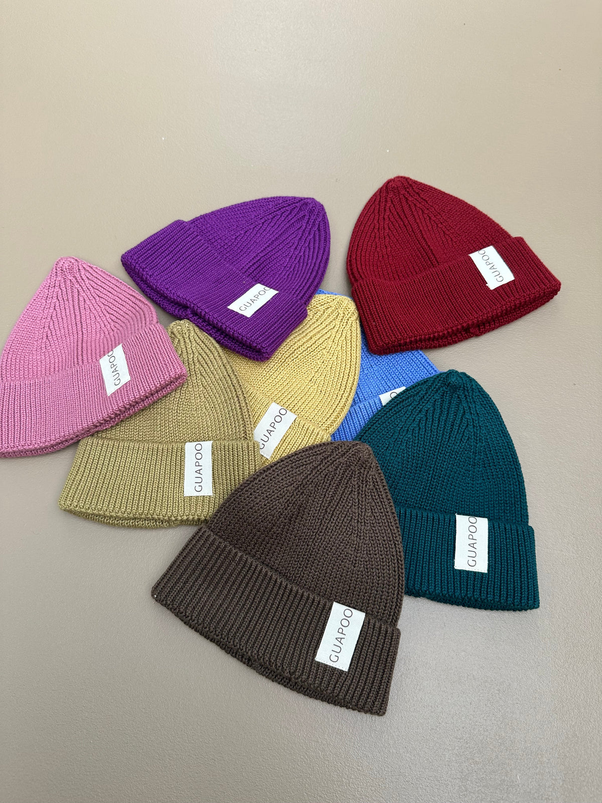 KNIT BEANIE WINTER ROSE
